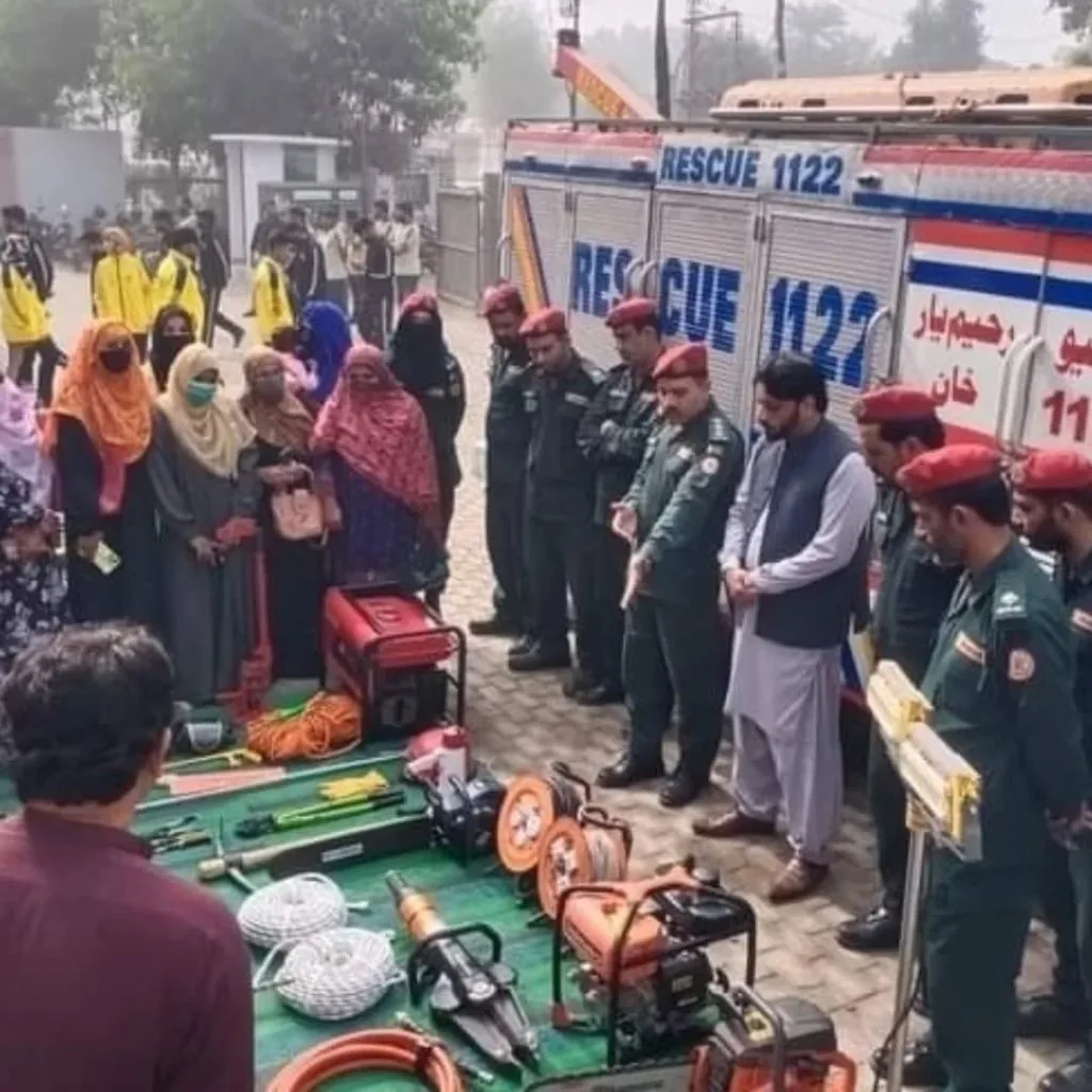 Emergency preparedness training with Rescue 1122