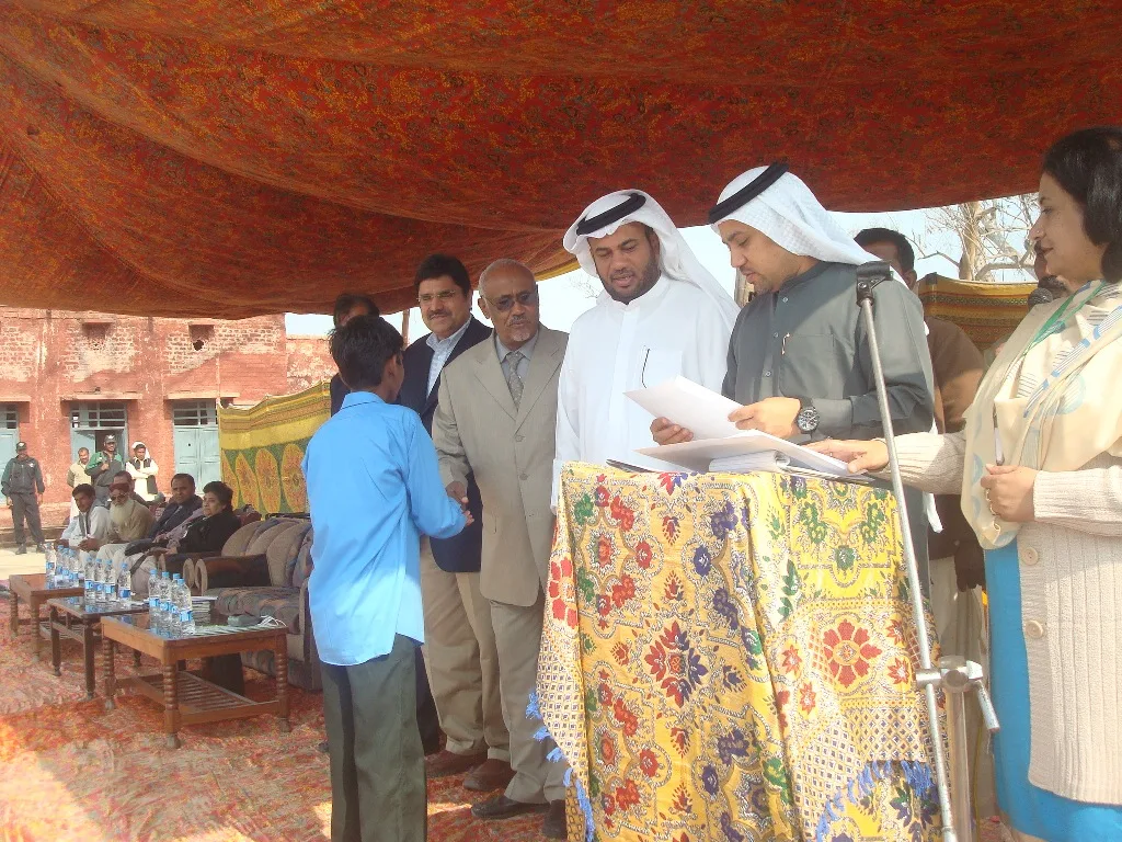 UAE delegation at a community event in Rahim Yar Khan